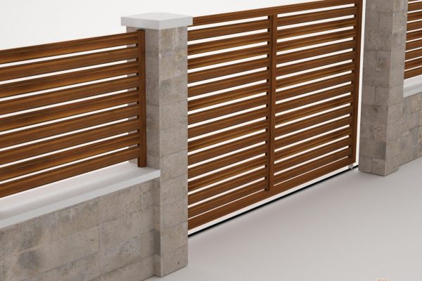 Ahşap bir kapı yerleştirin