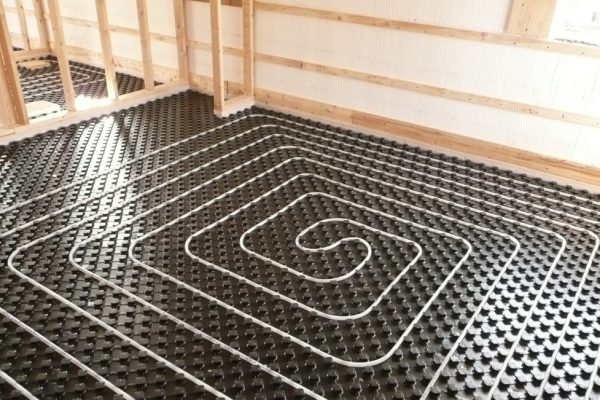 Yerden ısıtma montajı